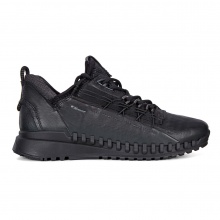 ECCO Sneaker Zipflex Low Dyneema Leather black Women